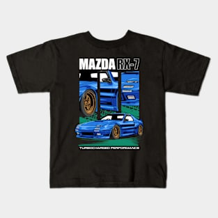 RX7 1989 Car Kids T-Shirt